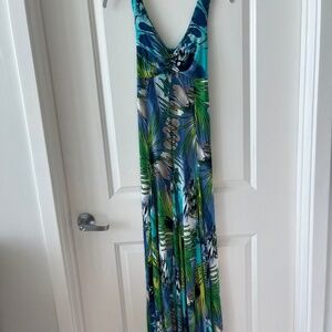 Jus d’Orange Paris Tropical Maxi Dress – Multicolor – Size Small